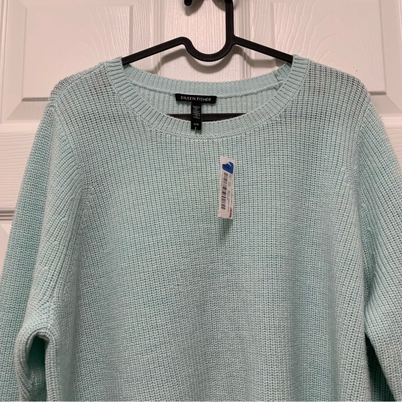 NWT EILEEN FISHER Peruvian Organic Cotton Box-Top - Picture 6 of 10